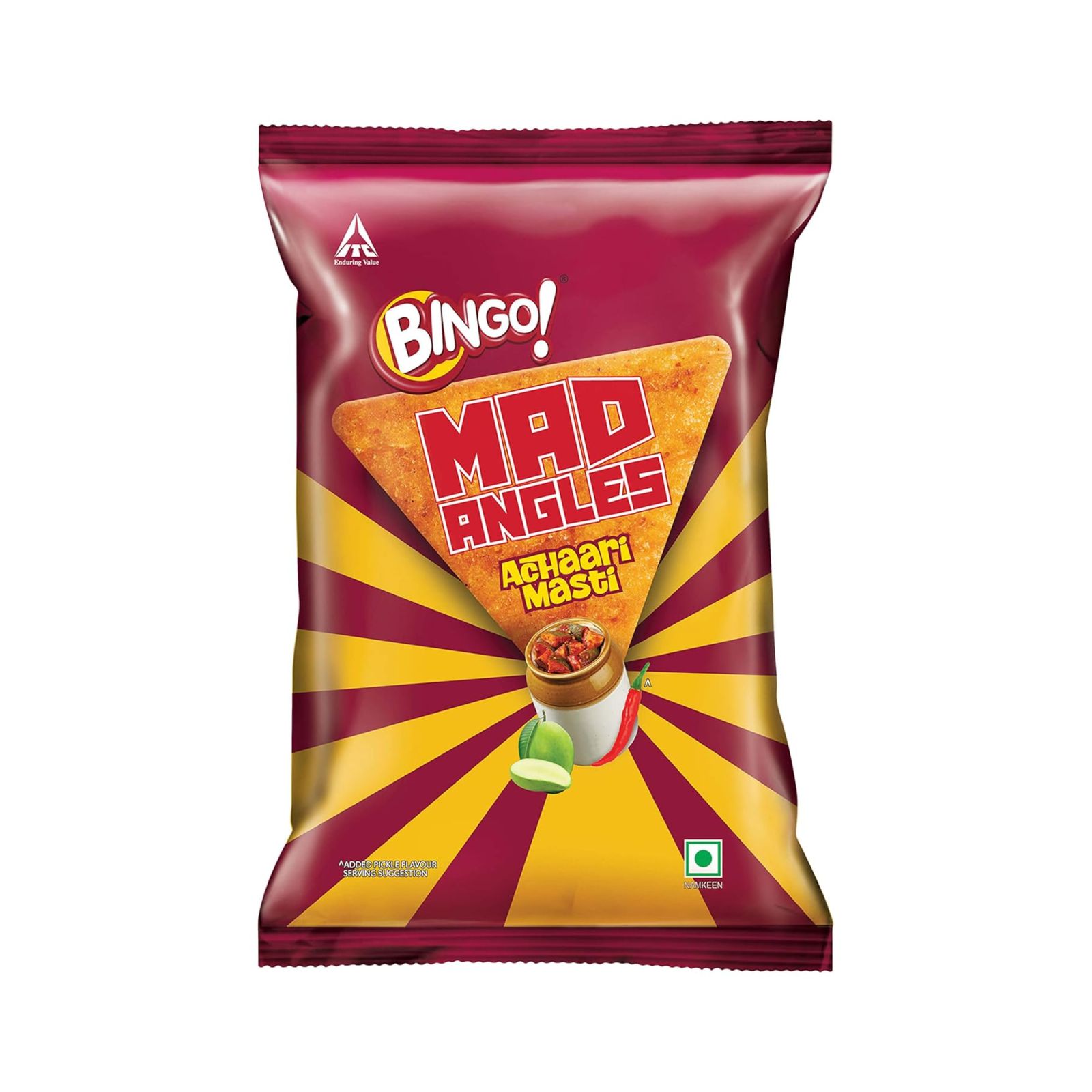 Bingo Mad Angles Achaari Masti Crisps 60g